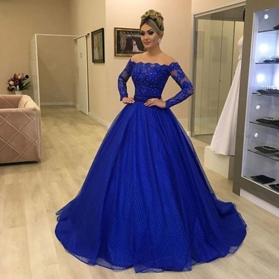 Royal blue prom dresses, off the ...
